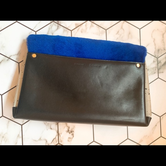 Proenza Schouler Calf hair PS Elliot Clutch - Picture 3 of 6